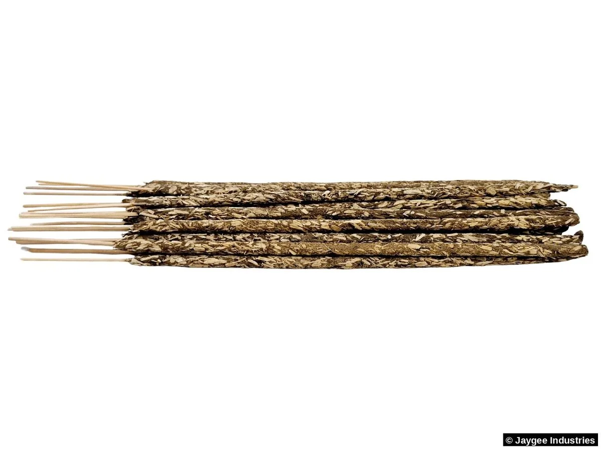 Aromastotra herb-peppered smudge incense sticks with visible dried botanicals