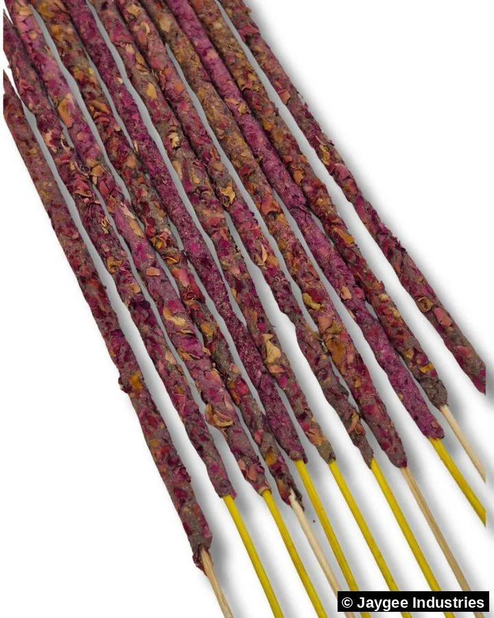 Aromastotra Peace and Prosperity incense sticks with floral botanicals